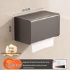Aluminum Wall-Mounted Bathroom Tissue Dispenser with Storage Shelf
