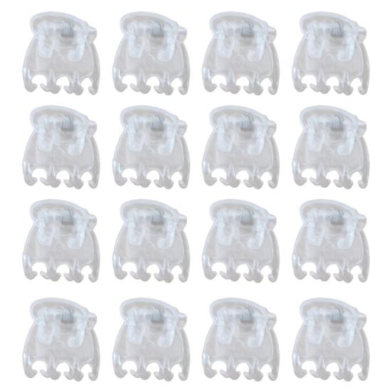 

Transparent Plant Clips Plastic Phalaenopsis Clips Orchid Support Claw Clips for Flower Stems 30PCS