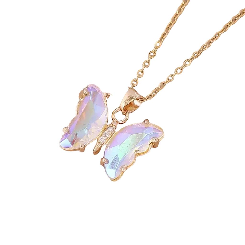 Elegant Butterfly Pendant Necklace Symbolizing Grace and Charm for Fashionable Women In Daily Wear or Parties