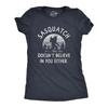 Womens Sasquatch T-Shirt, Funny Bigfoot Graphic Tee