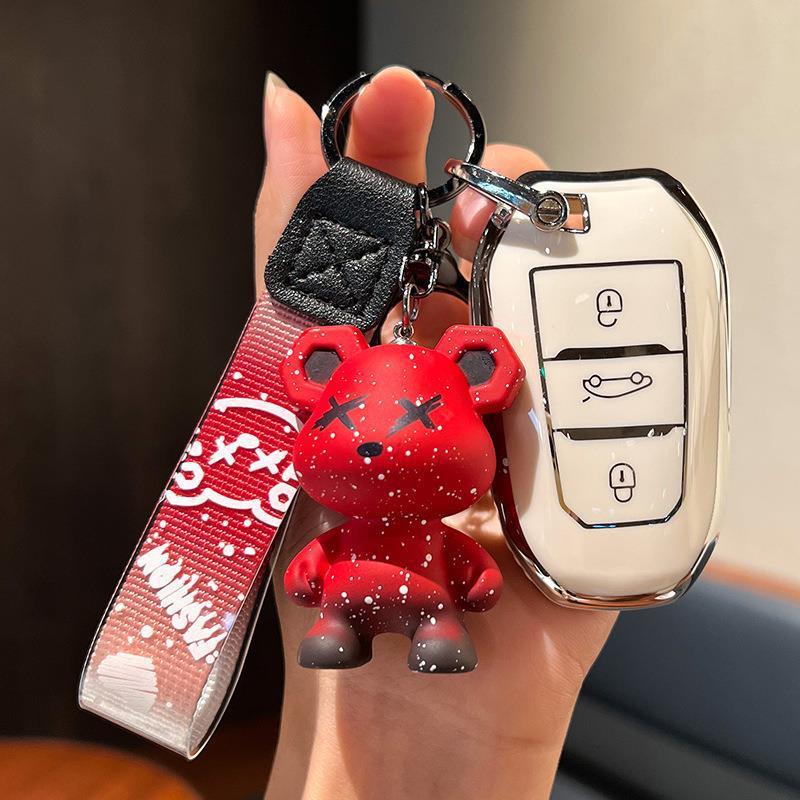 Citroen C5/C6 Zhenxiang Edition 2020-2022 Luxury/Premium Car Key Fob Shell Pouch Set