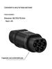 Type 2 EV Charger European to National Standard Adapter