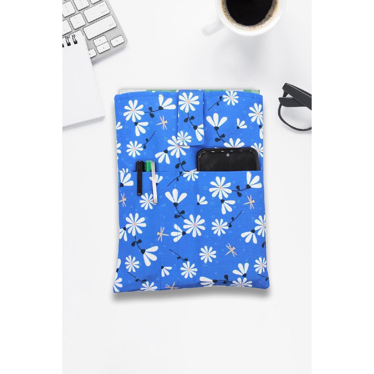 

Mona Patterned Washable Pocket Book Cover 2025 Cm синий