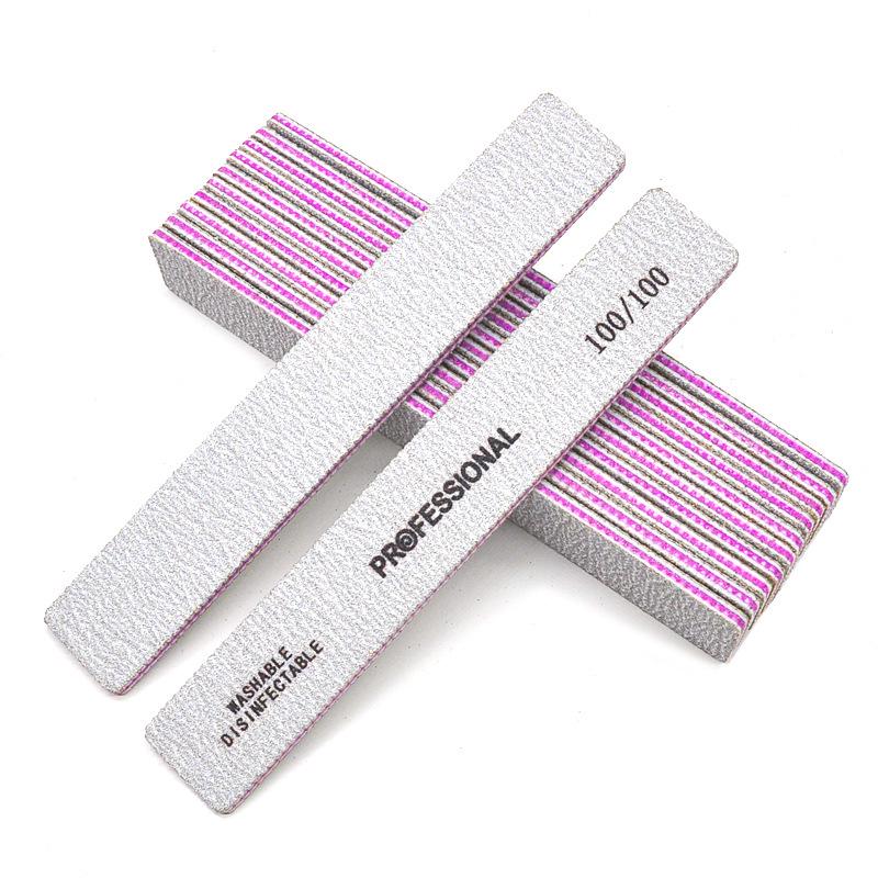 Zebra Stripe Professional Washable Double-Sided Nail File