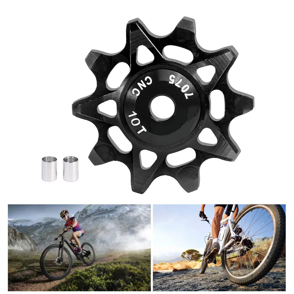 Universals Bike Chain Guide Wheel Corrosions Resistant Weatherproofed Cycling Chain Guide Wheel with Multiple Gear Size