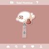 Cartoon Animal Cartoon Retractable Badge Reel Dumplings Cute Bunny ID Holder  Hospital Supplies