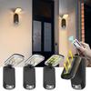 Foldable Solar Wall Light with Remote Control 3 Modes LED Solar Lamp IP65 Waterproof Outdoor Garden Wall Light