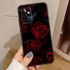 Red Rose Flower Case For Samsung Galaxy A15 A16 A17 A26 A36 A56 A55 A35 A52 A32 A12 A53 A33 A13 A14 A34 A54