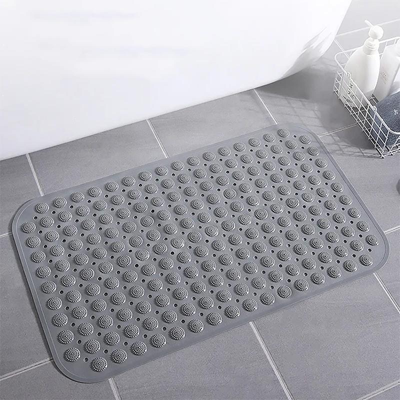 Bathroom Non-Slip Mat Pvc Floor Hotel Toilet Massage Bath Non-Slip Band Suction Cup Bathroom Mat Foot Pad Accessories