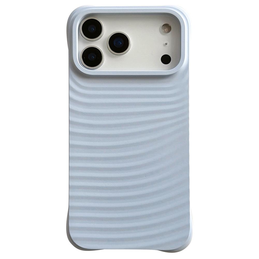 For iPhone 17 Pro Max Case Wave Pattern Liquid Silicone Shockproof Phone Cover