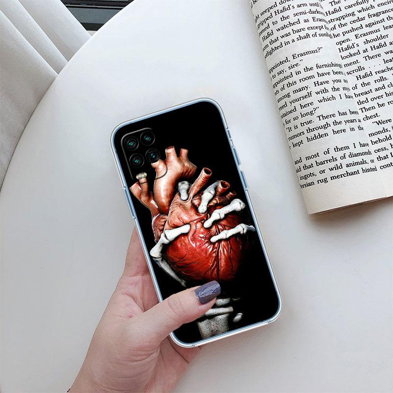 Calm Heart Art Transparent Phone Case for Motorola Moto G10 G20 G30 G31 G32 G34 G35 G41 G42 G50 G51 G52 G55 G60 G60S