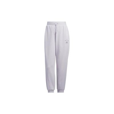 Logo Print Cuffed Joggers Women Bottoms White HY2824