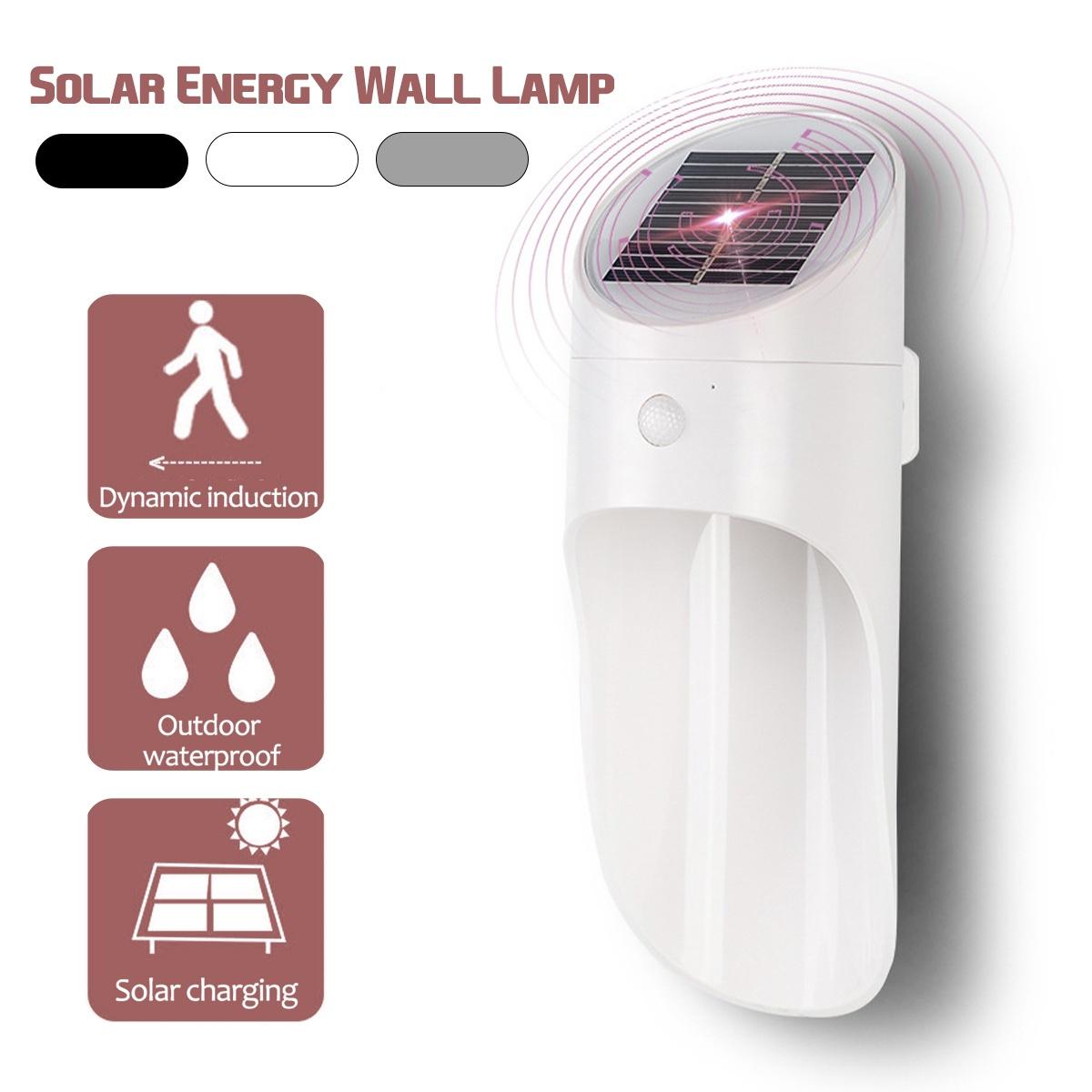 

15шт светодиодный светильник на солнечной энергии на открытом воздухе водонепроницаемый двор настенный светильник индукционный светильник для человеческого тела