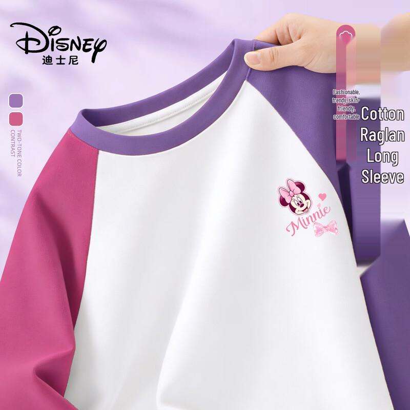 Disney Kids  Autumn Casual Cotton Long-Sleeve T-Shirt 110