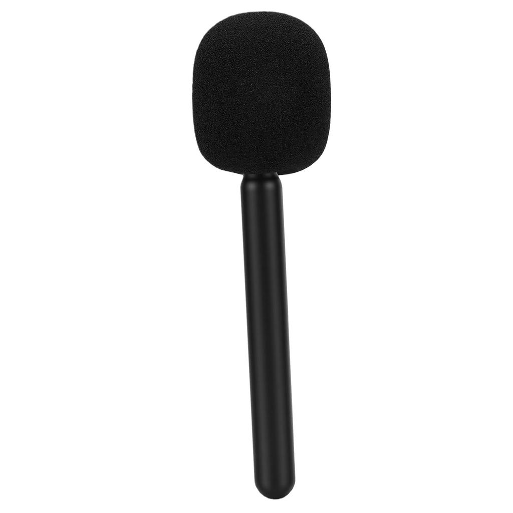 Mic Handle Windproof and Noise Reduction Ergonomic Design Wireless Interview Microphone Rig
