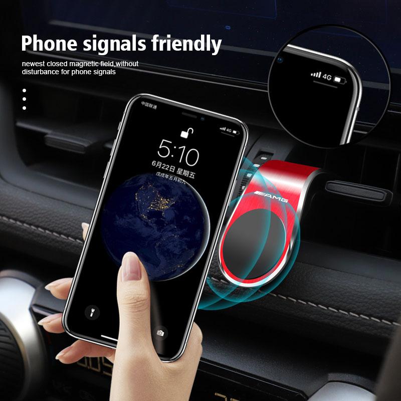 Magnet Phone Holder GPS Stand Air Vent Clip Car Accessories For Mercedes Benz AMG W206 W204 W205 W203 W211 W212 W213 W169 W220 AC8