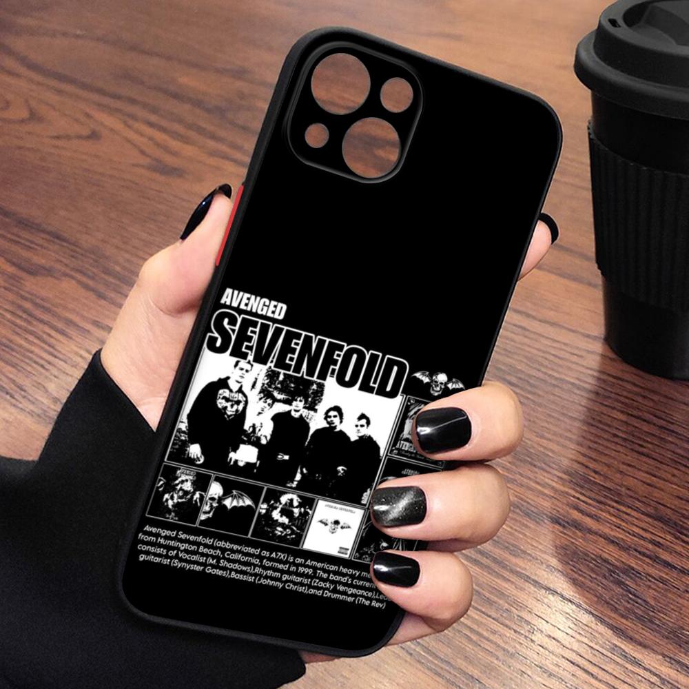 Avenged Sevenfold Band Phone Case FOR IPhone 15 14 11 12 Pro 13 16 Pro MAX XR XS Shockproof Armor Matte Cover