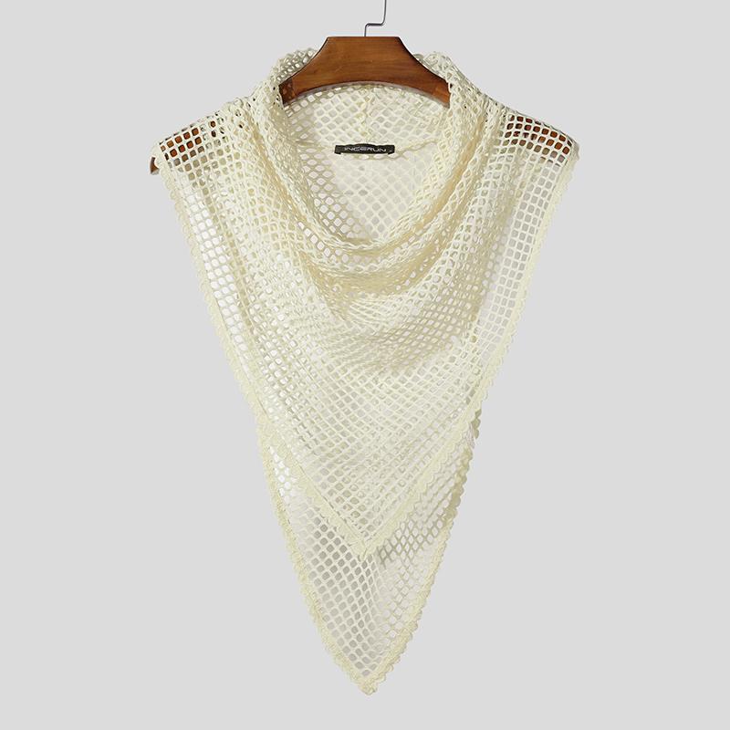 

INCERUN Летний топ с отложным воротником, полупрозрачный, укороченный, с нерегулярным кейпом, майка-обертка 5XL абрикосовый