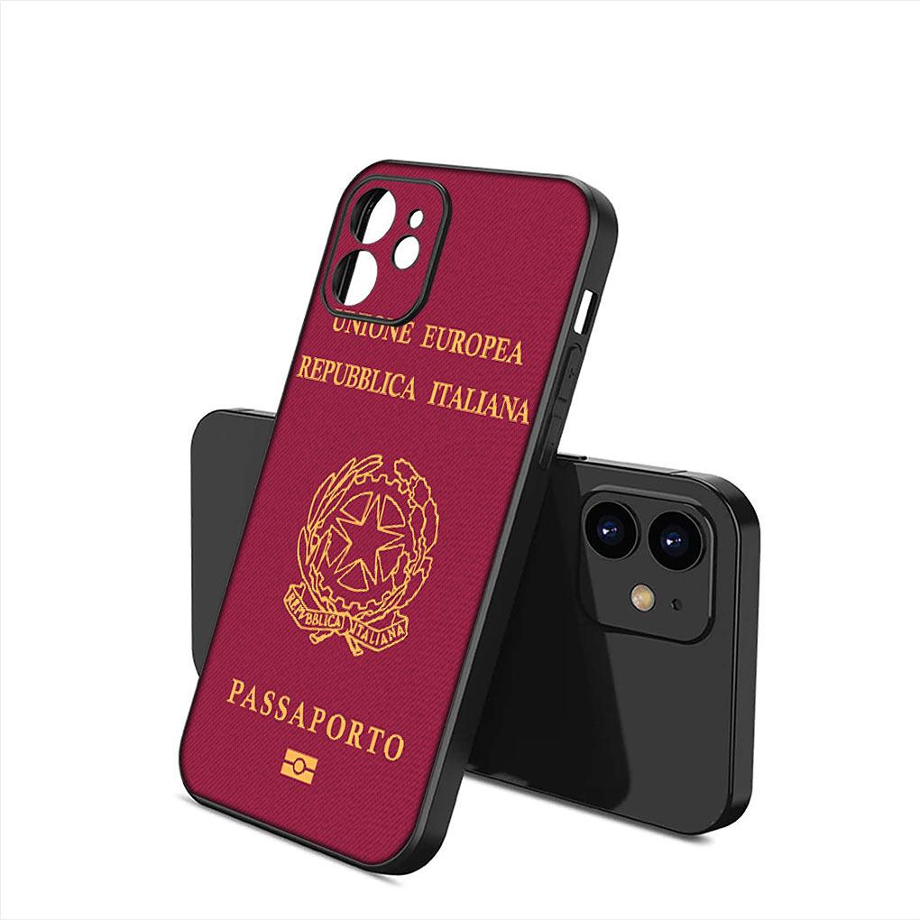 Italie Drapeau Italia Housse Souple en Silicone pour Apple iPhone 15 14 Plus 13 12 Mini Pro Max XR + 13Pro 14+ 15+ Coque de Téléphone