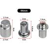 NEW-For Toyota Lexus M14/ X1.5 Wheel Lock Lug Nuts Set 00276-00900 00276-00901 4Nuts+ 1 Key 45MM/44MM Height