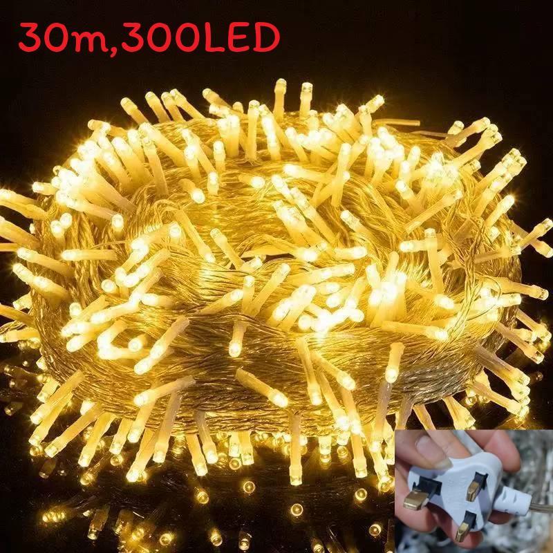 Led String Fairy Lights Christmas Tree Decors For Garden Outdoor Party Festoon