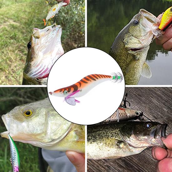 13.5CM/19.8G Luminous Fishing Shrimp Lure with Sharp Squid Hook Glow In The Dark Realistic Colorful Artificial Shrimp Hard Bait Fishing Accessories