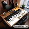 Music General Theme Custom Mouse Pad Personalized With Name Text Customized Desk Mat For Office Home Decor