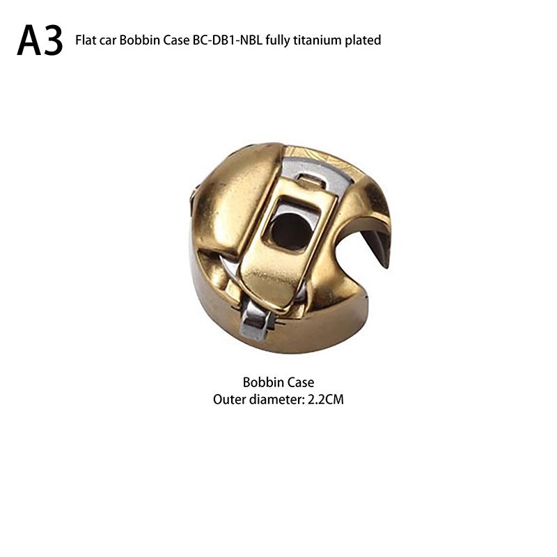 

Титановый шпульный колпачок для швейной машины со стальной пластиной для аксессуаров для промышленной швейной машины, устойчивый к высоким температурам