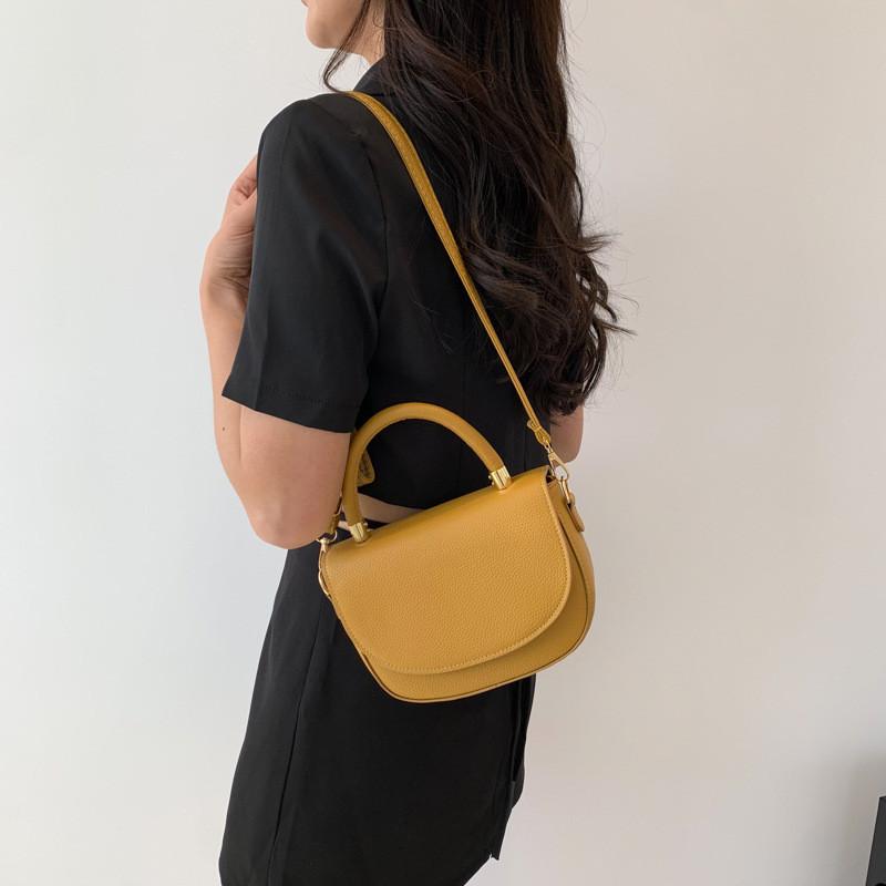 Trendy Street Style Saddle Bag For Women Fashionable 2023 Summer Pu Handbag
