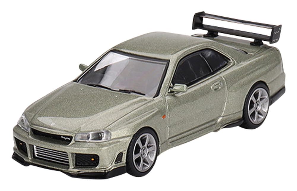 MINI GT Nissan Skyline R34 Tommy Kaira Millennium Jade drive Finished product 1/64 GT-R R-z Right-hand