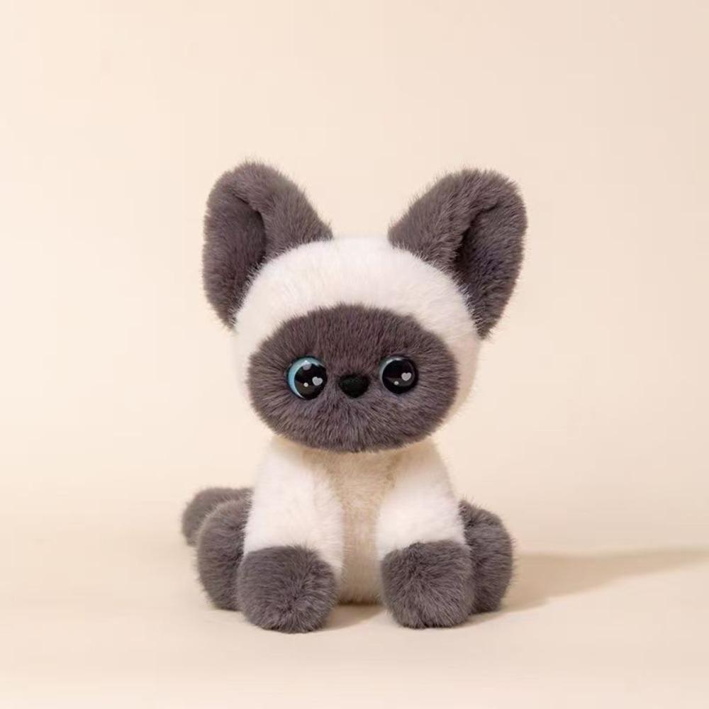 Милая Плюшевая Кукла-Компаньон 24 см Плюшевая Супер Мягкая Плюшевая Игрушка Животное Плюшевые Игрушки Кот Настольный