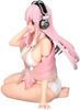 Super Sonico Noodle Stopper Figure White Bikini 1 Type - Ver. -