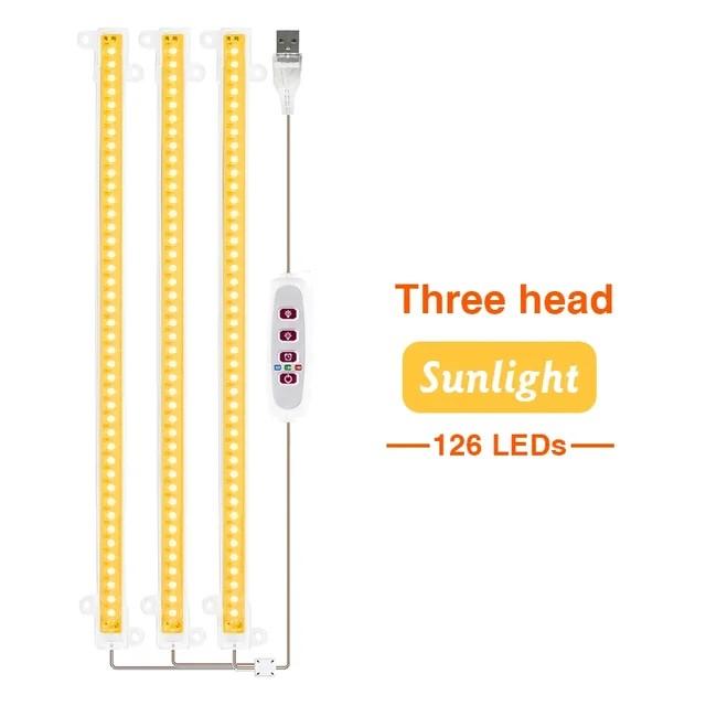 LED Full Spectrum Phyto Lamp USB 5V Grow Light Bar 30cm/50cm 1T 2T 3T 4T Plants Flowers Led Greenhouse Cultivo Hydroponic