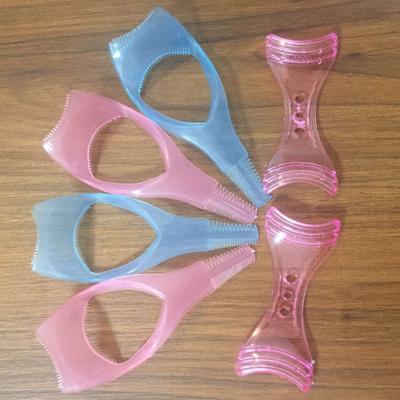 10 stk Mascara Lash Guard Set Curved Comb Design 3-i-1 Mascara Shield Applikator Enkel å bruke øyenvippeapplikatorverktøy for perfekt sminke