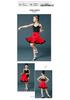Children's Summer Latin Dance Costume - Girls' Short Sleeve Spaghetti Strap Skirt Set