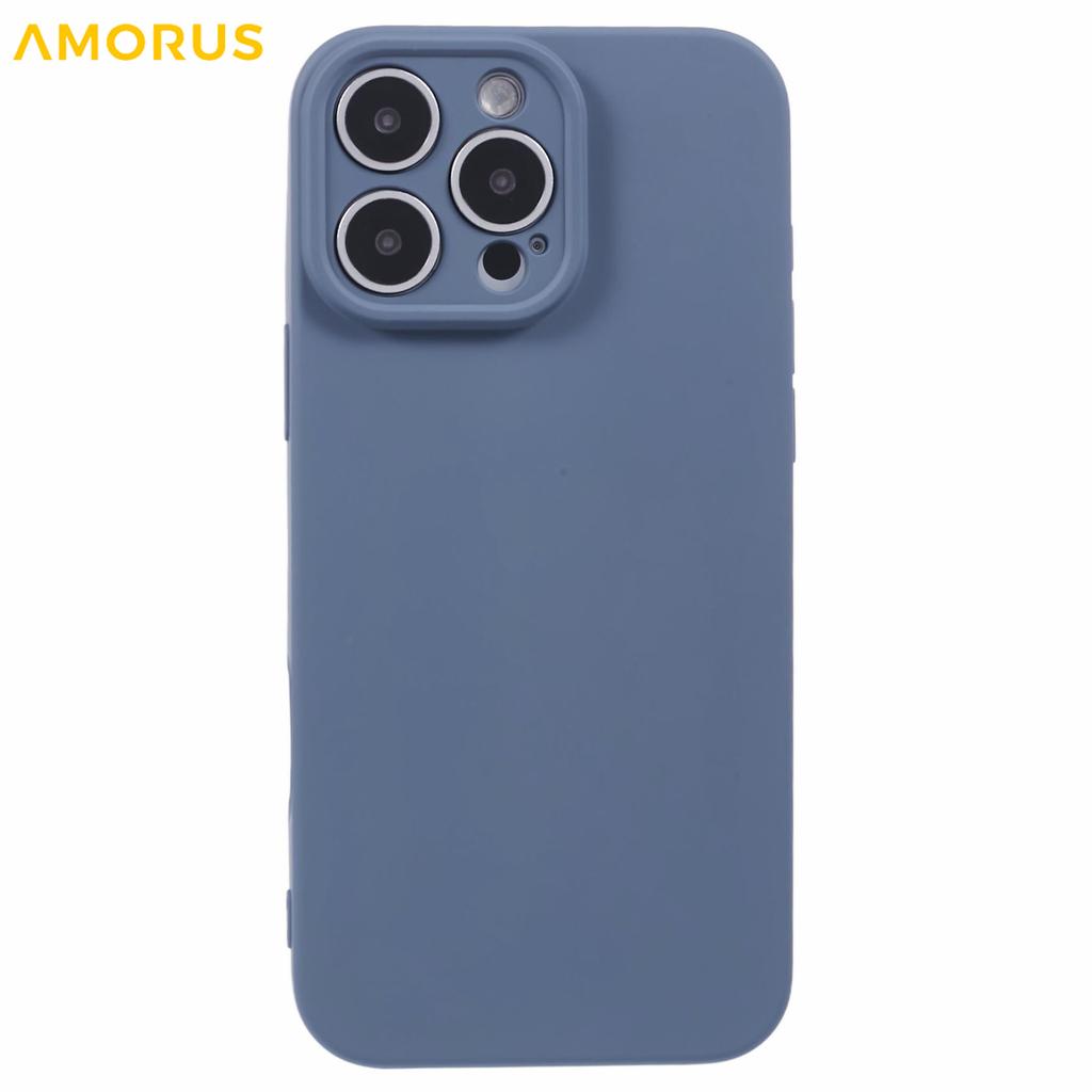 For iPhone 16 Pro Max Case Precise Cutouts TPU Fiber Lining Shockproof Phone Cover