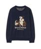 YALE Baby Bulldogs Round Knit_Navy