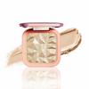 LIANGNISHI Highlight Powder 02 Nude Pink 4 Shades Matte & Pearl Glow Fine Glitter Face Highlighter Contour Shading Makeup Palette Beginner