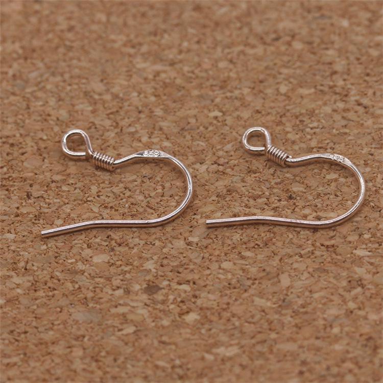 18K Solid Gold Color-Retaining Earring Hooks S925 Semi-Finished Handmade DIY Jewelry Components