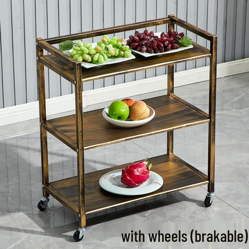 

3-Tier Rolling Storage Rack with Wheels