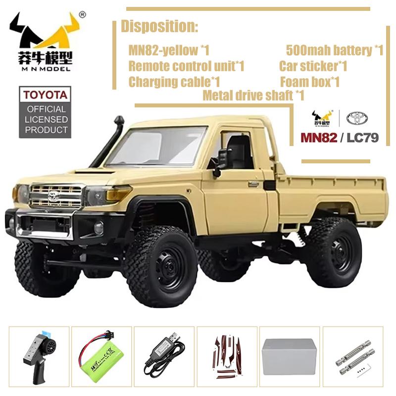 MN82 MN82 Pro Remote Controlled Climbing Off-road Vehicle 1:12 Full scale 4WD For Toyota LC79 Simulation RC Model Toy Rc Car
