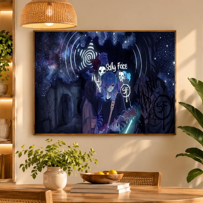 5D Diamond Painting Sally Face DIY Full Drill Diamond Art Kit Home Decoration