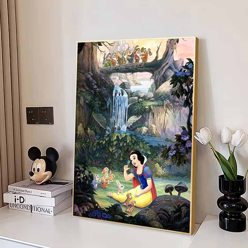Disney Diamond Painting Snow White Classic Scene Decorative Painting Mosaic Craft Hobby DIY Gift Home Decoration Embroidery