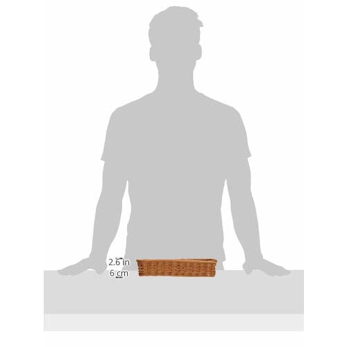 Nagao Washable Cutlery Case, 2-Person Cutlery Basket, Brown