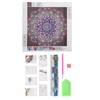 5D Diamond Painting Kit Picture Mandala Flower Living Room DIY Decorative Drawing 30x30cm