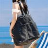 Large Capacity Mesh Beach Tote Bag Women Waterproof Shoulder Bag Multi Pocket Swimming Pool Travel Storage Handbag