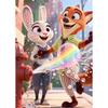 Disney Pearl Art DIY Judy Nick Creative Pearl Style Illustrations | Pearl Gemstone Art for Home Wall Decor Crafts