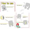 40Pcs/Set Cartoon Black Cat Sticker Self-adhesive Waterproof PVC Removable DIY Animal Kitten Luggage Guitar Water Bottle Skateboard Decal Students