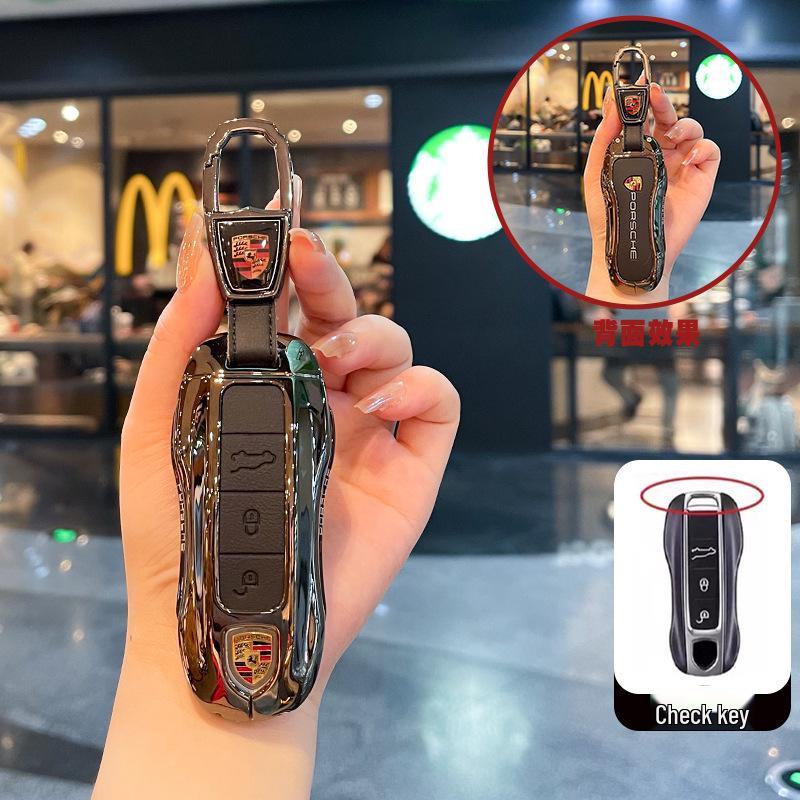 Vlastní kryt klíče pro dálkové ovladače Porsche Panamera, Macan, Cayenne, Taycan a 718