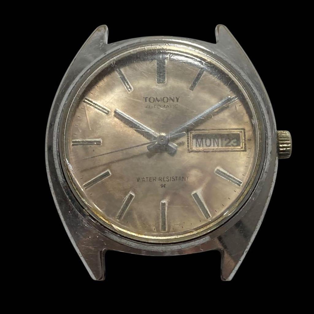 Used SEIKO TOMONY Men's manual winding watch, working, crown defective 88